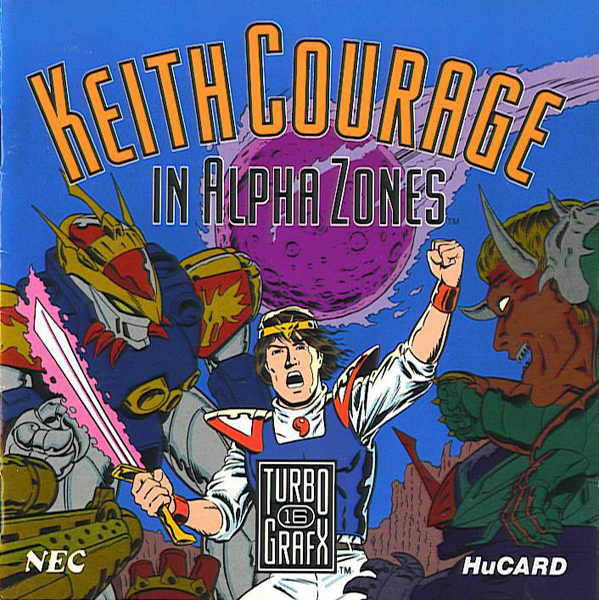 Keith Courage in Alpha Zones Box Art