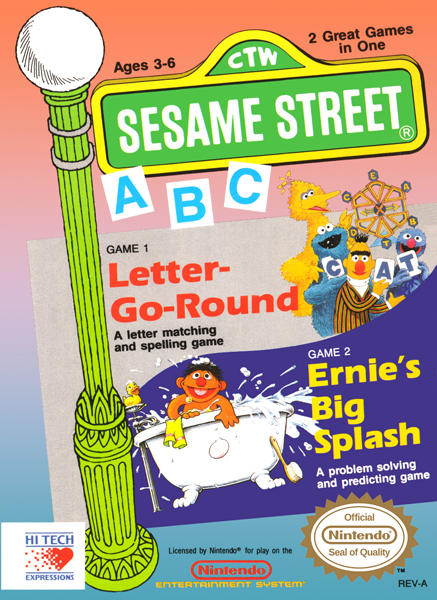 Sesame Street: A-B-C Box Art