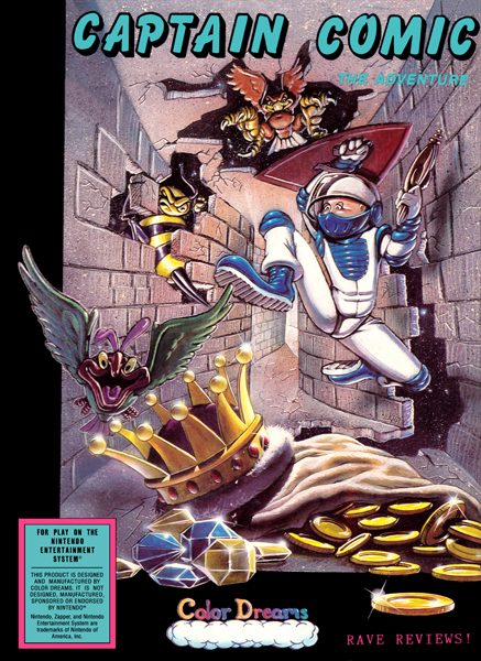 The Adventure of Captain Comic Box Art