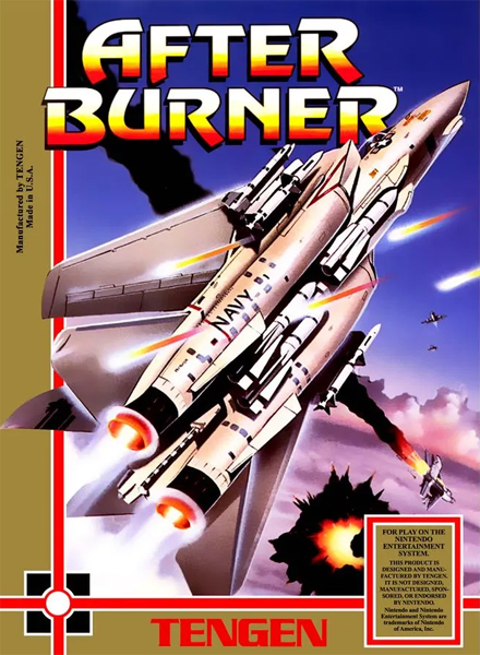 After Burner (NES) Box Art