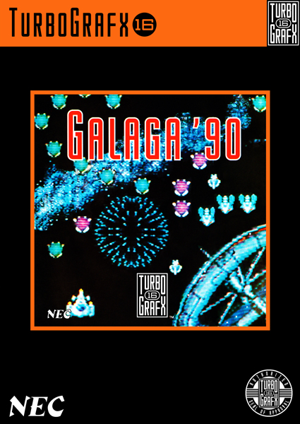 Galaga '90 Box Art