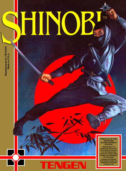 Shinobi (NES) Box Art