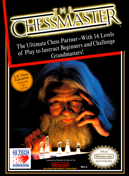 Chessmaster (NES) Box Art
