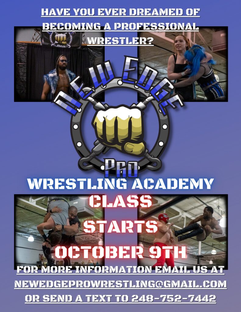 New Edge Pro Wrestling Academy Flyer