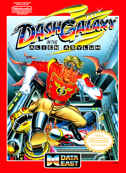 Dash Galaxy in the Alien Asylum Box Art