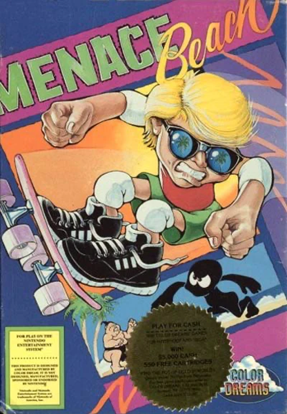 Menace Beach Box Art