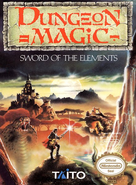 Dungeon Magic: Sword of the Elements Box Art