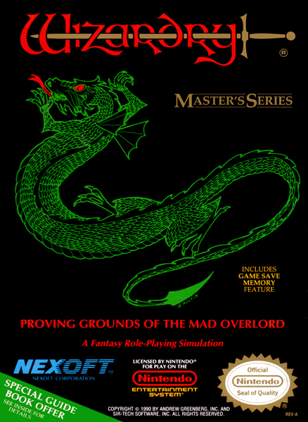 Wizardry: Proving Grounds of the Mad Overlord Box Art