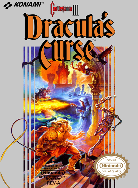 Castlevania III: Dracula’s Curse Box Art