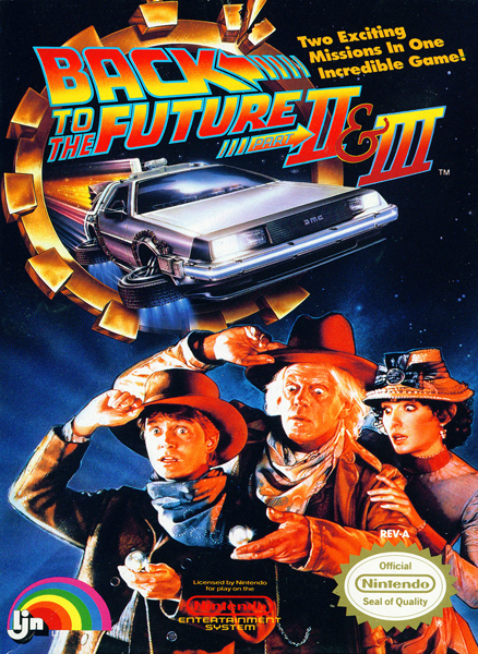 Back to the Future Part II & III NES Box Art