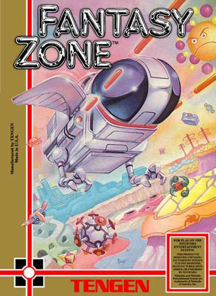 Fantasy Zone NES Box Art