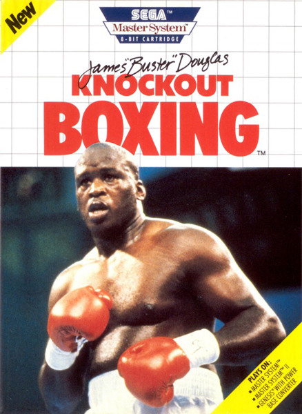 James "Buster" Douglas Knockout Boxing (SMS) Box Art