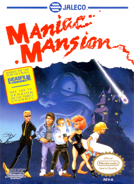 Maniac Mansion Box Art