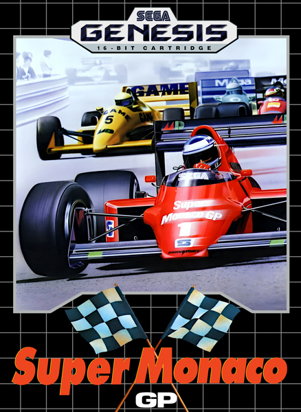 Super Monaco GP (Genesis) Box Art