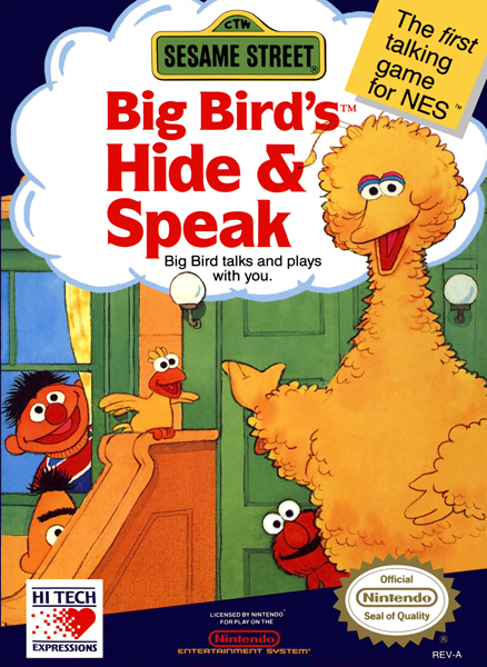 Sesame Street: Big Bird's Hide & Speak Box Art