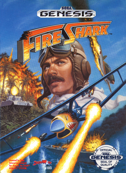 Fire Shark Box Art