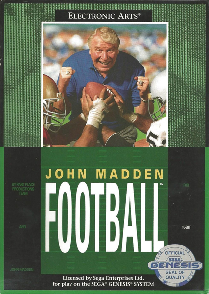 John Madden Football Box Art