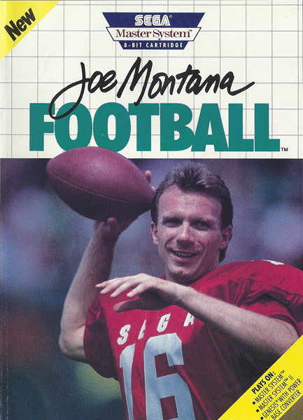 Joe Montana Football (SMS) Box Art