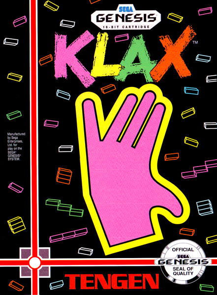 Klax (Genesis) Box Art