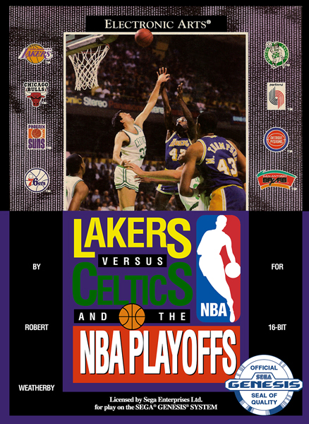 Lakers versus Celtics and the NBA Playoffs Box Art