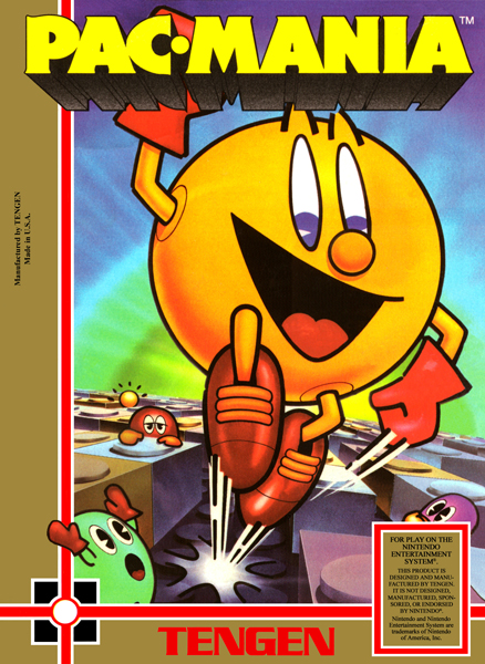 Pac-Mania Box Art