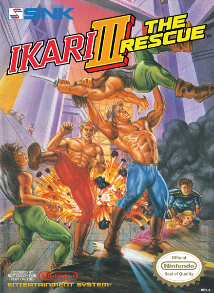 Ikari III: The Rescue Box Art