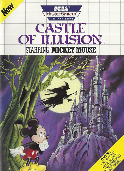Castle of Illusion Starring Mickey Mouse (SMS) Box Art