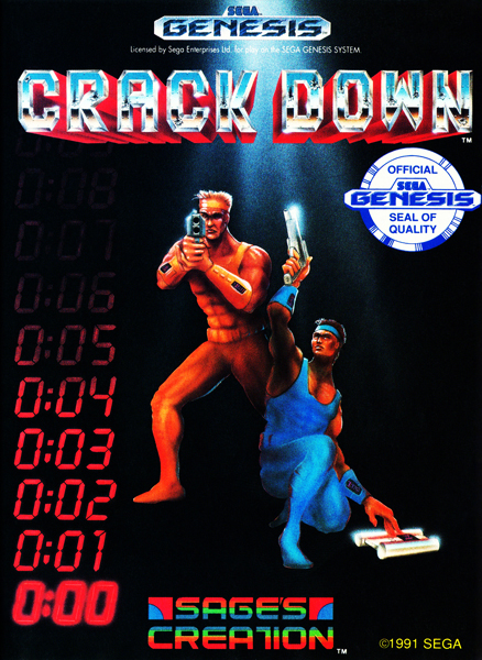 Crack Down Box Art