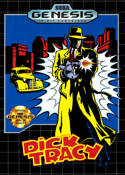 Dick Tracy (Genesis) Box Art