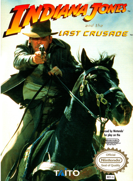 Indiana Jones and the Last Crusade Box Art