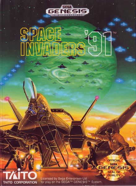 Space Invaders 91 Box Art