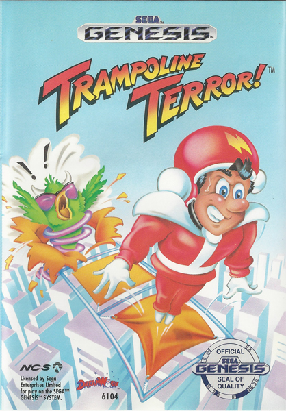 Trampoline Terror! Box Art