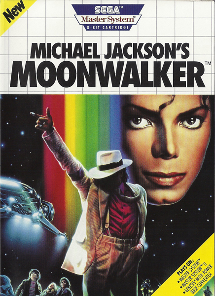 Michael Jackson's Moonwalker (SMS) Box Art