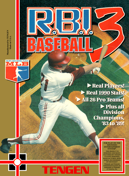 R.B.I. Baseball 3 Box Art