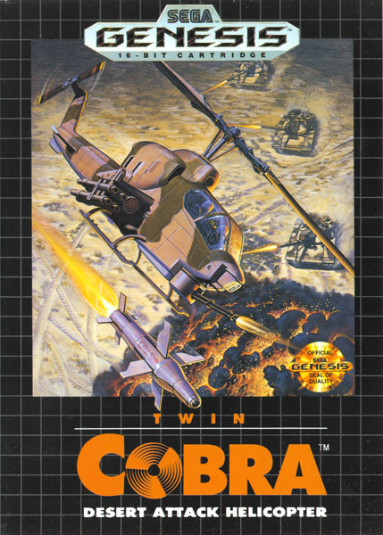 Twin Cobra (Genesis) Box Art