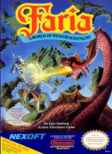 Faria: A World of Mystery and Danger! Box Art