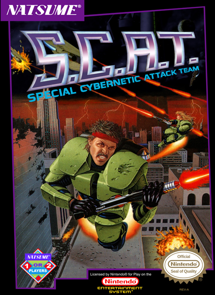 S.C.A.T.: Special Cybernetic Attack Team Box Art