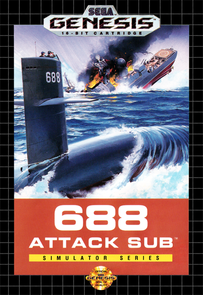 688 Attack Sub Box Art