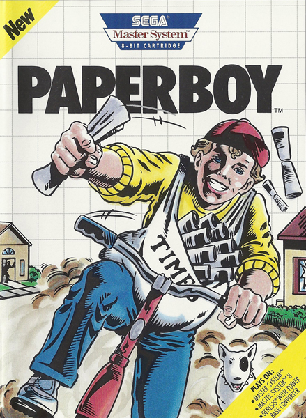 Paperboy (SMS) Box Art