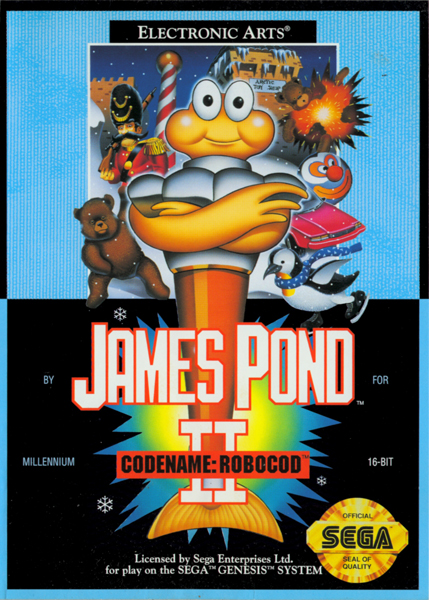 James Pond II: Codename: RoboCod Box Art