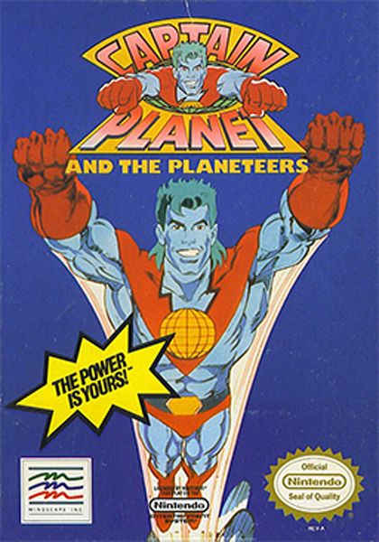 Captain Planet and the Planeteers Box Art