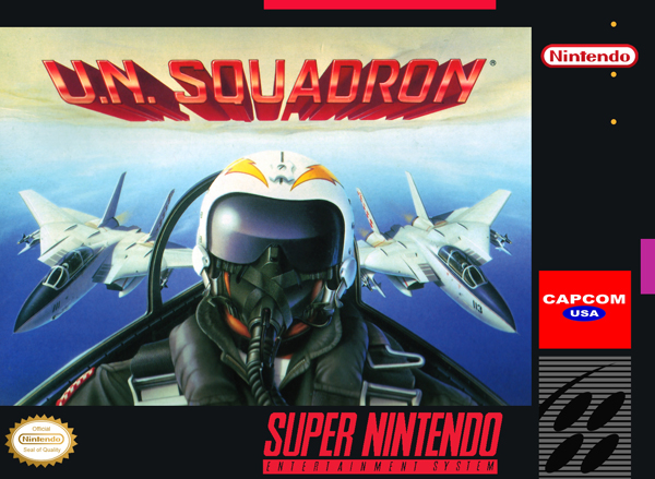 U.N. Squadron Box Art