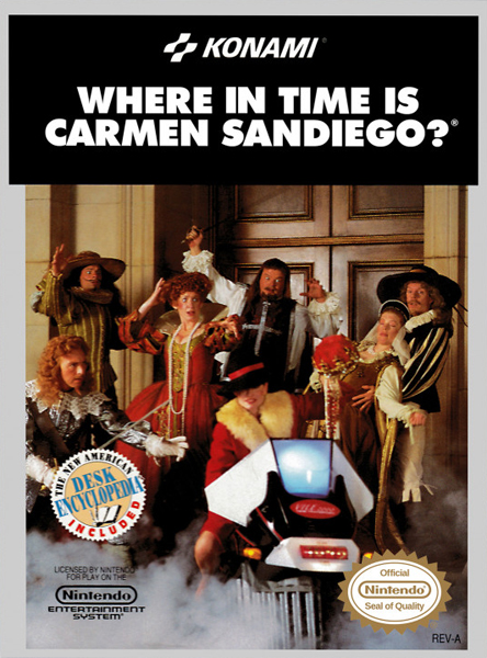 Where in Time is Carmen Sandiego Box Art