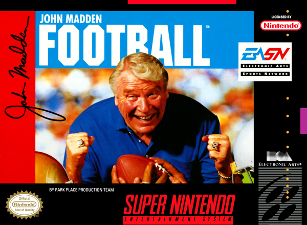 John Madden Football (SNES) Box Art