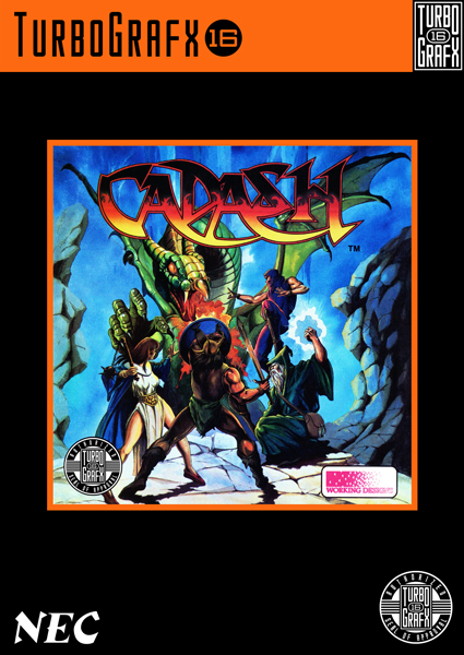 Cadash (TG-16) Box Art